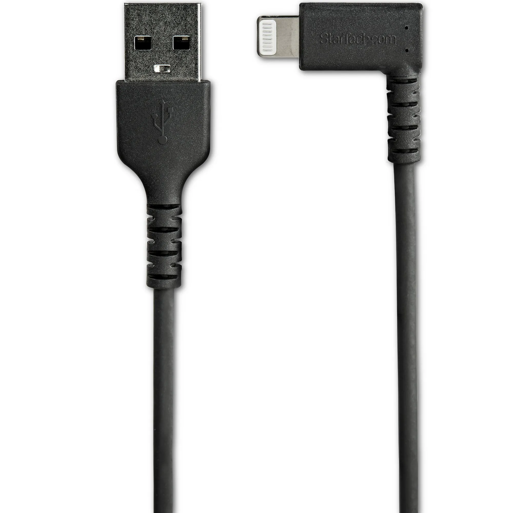 Startech Angled USB-A - Lightning - cable, 2 m, Black