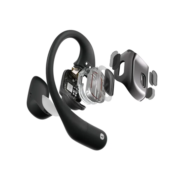 Shokz OpenFit -langattomat kuulokkeet, Musta