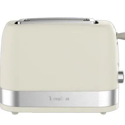 Terraillon Sunrise 2-Slice Toaster, 1050 watts, Cream