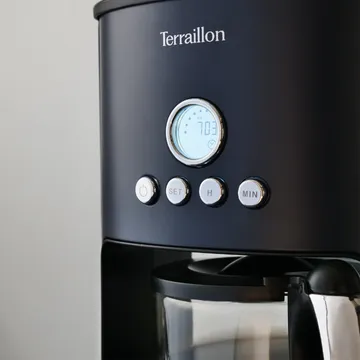 TERRAILLON New Moon TER15439 15 cups Drip Coffee Maker, Dark Blue