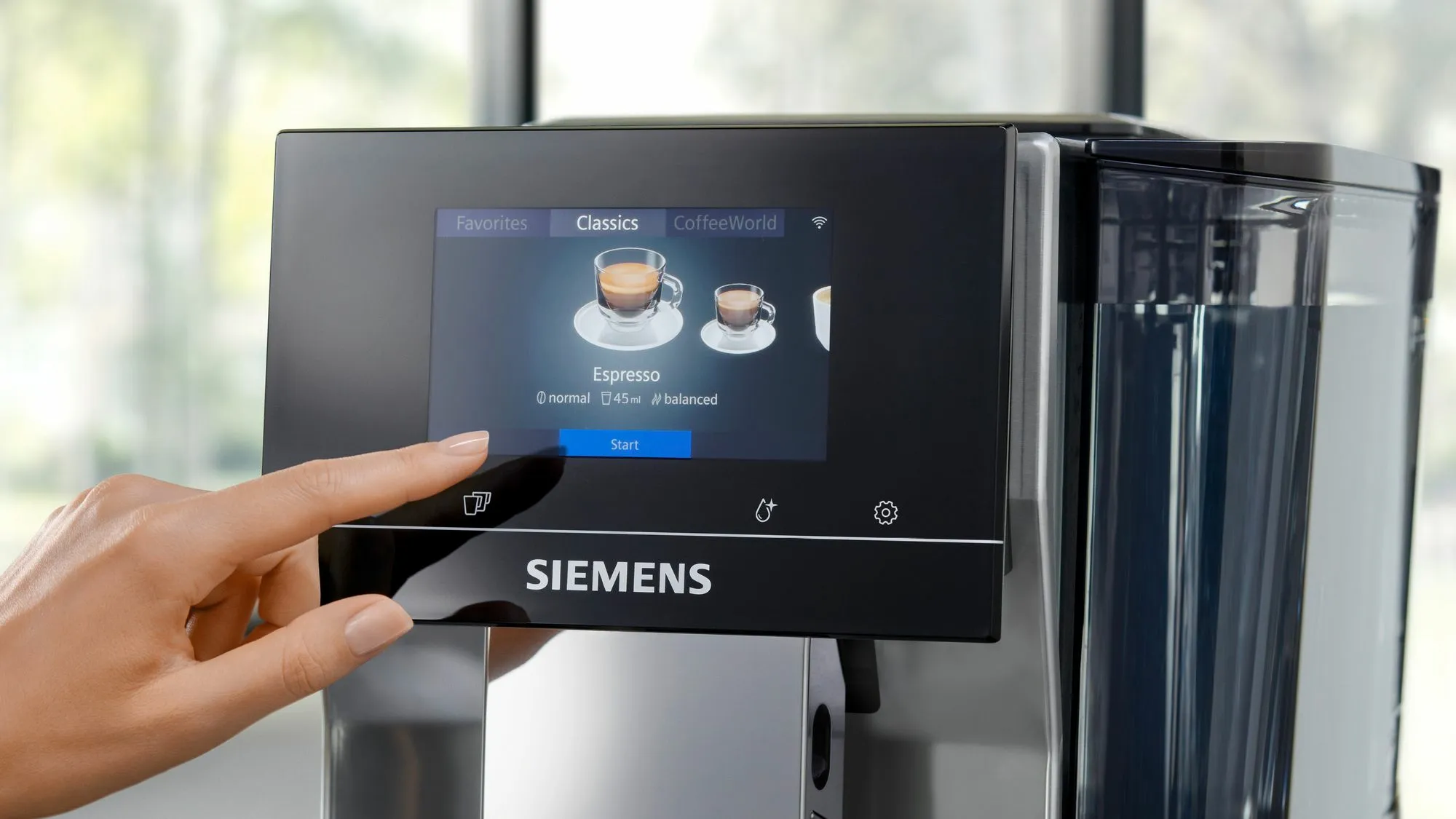 Siemens TP715D01 EQ.700 Classic - espresso machine, Grey
