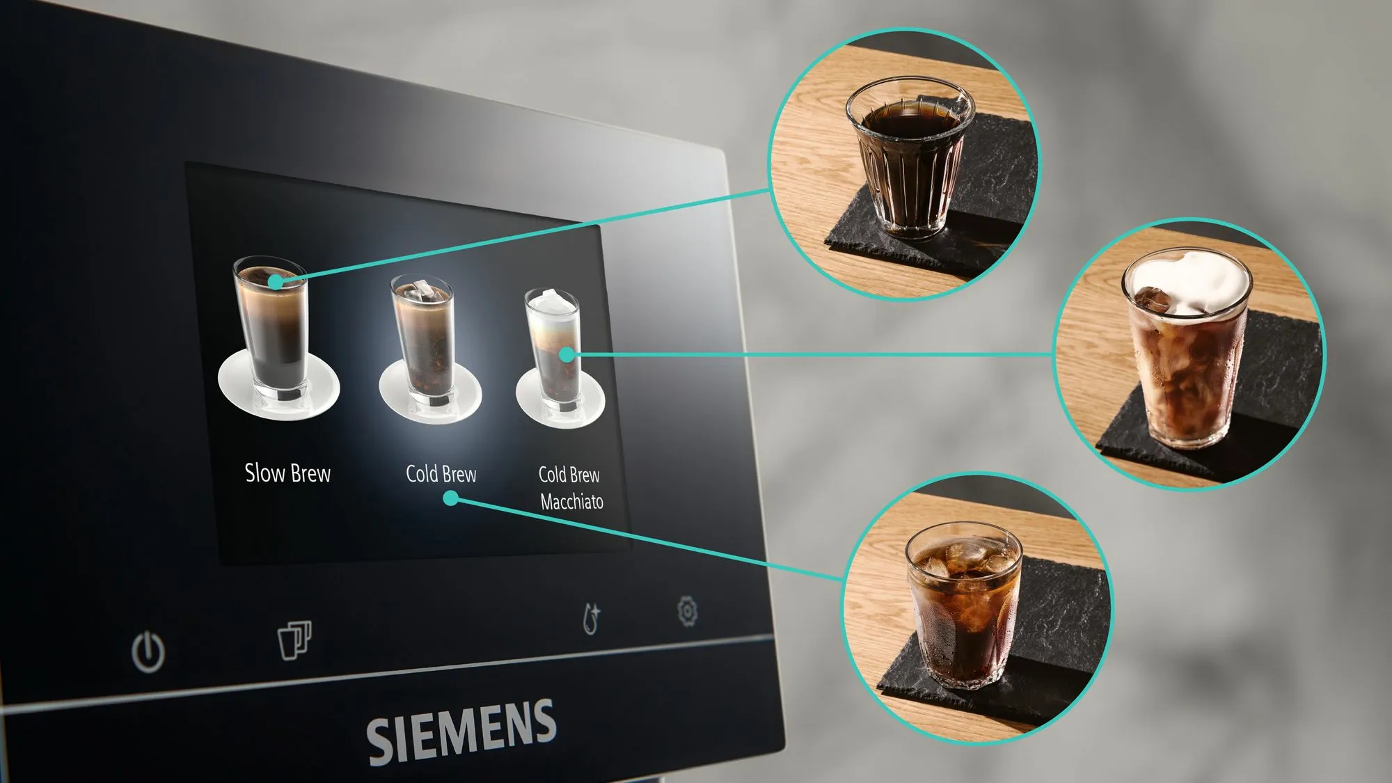 Siemens TP715D01 EQ.700 Classic - espresso machine, Grey