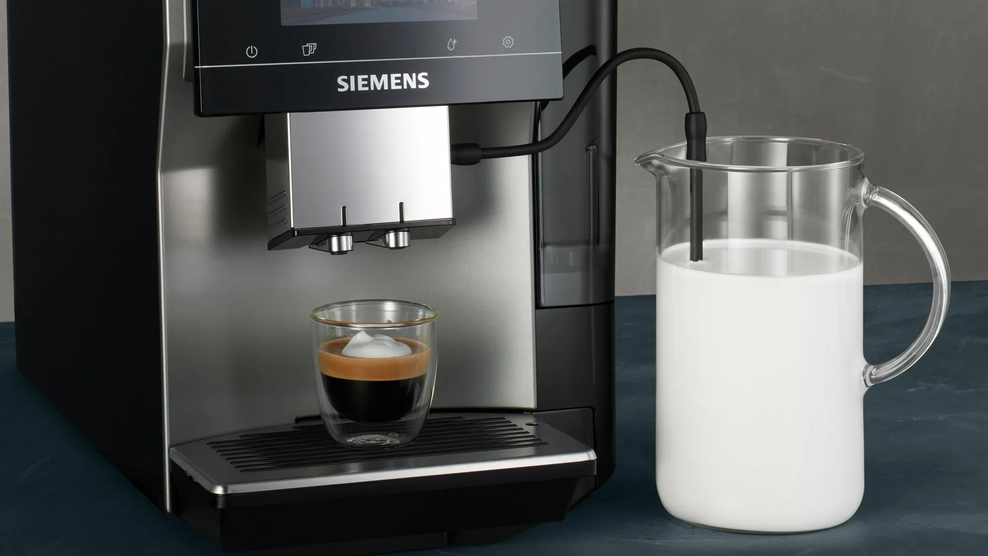 Siemens TP715D01 EQ.700 Classic - espresso machine, Grey