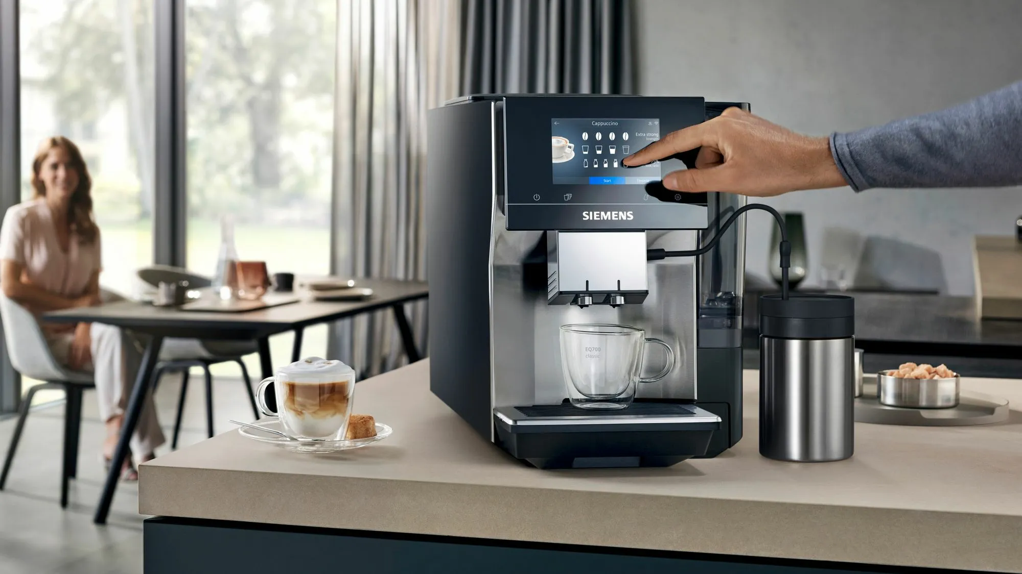 Siemens TP715D01 EQ.700 Classic - espresso machine, Grey