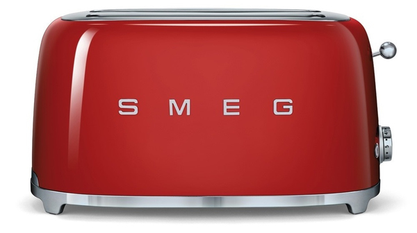 Smeg 50's Style TSF02RDEU toaster, 4 slices, Red