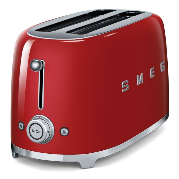 Smeg 50's Style TSF02RDEU toaster, 4 slices, Red