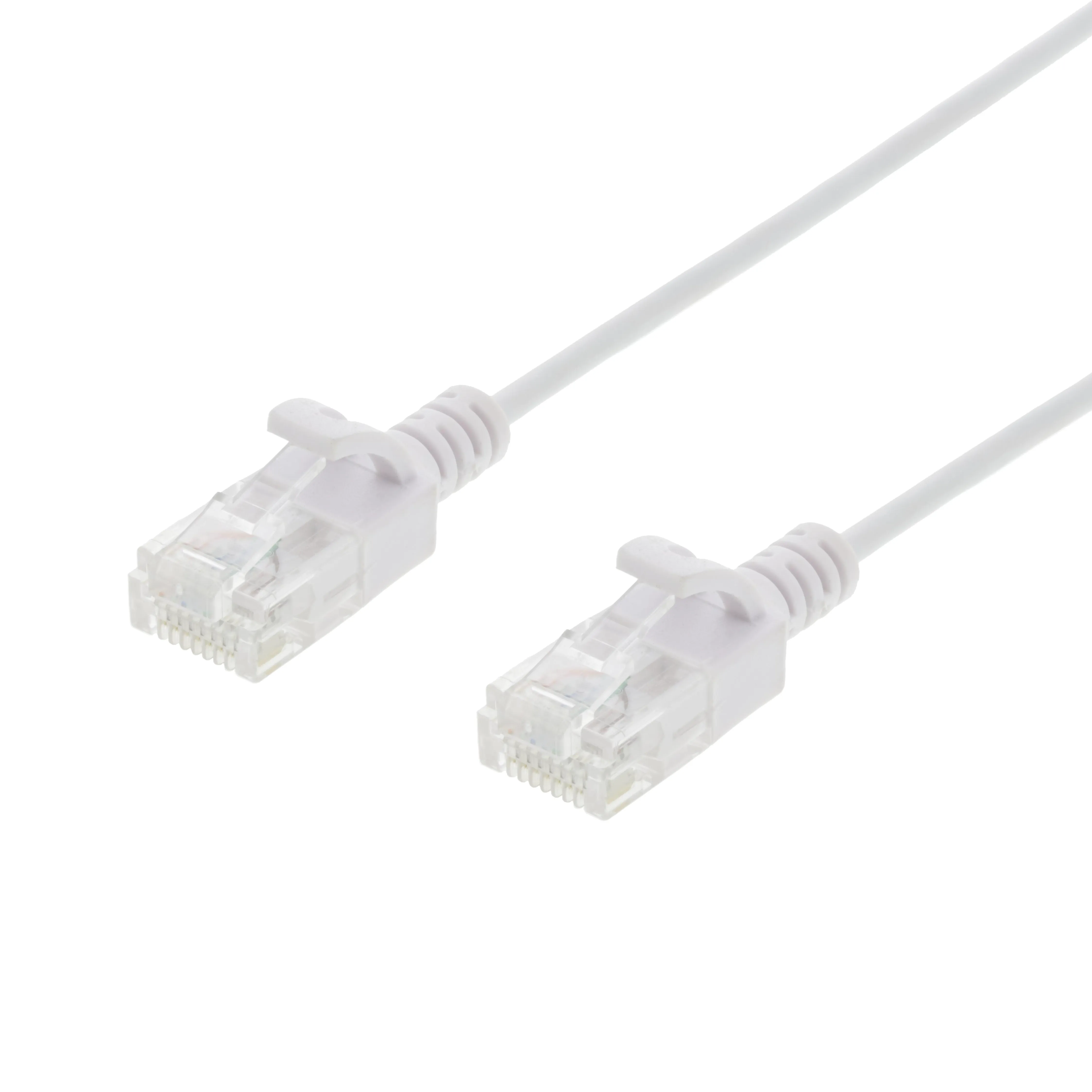 Deltaco Cat6 U/UTP - n&auml;tverkskabel, 1,5 m, Ultra Slim, Vit