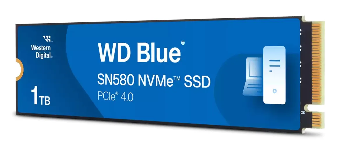 WD Blue SN580 1 TB, PCIe 4.0, M.2 - SSD