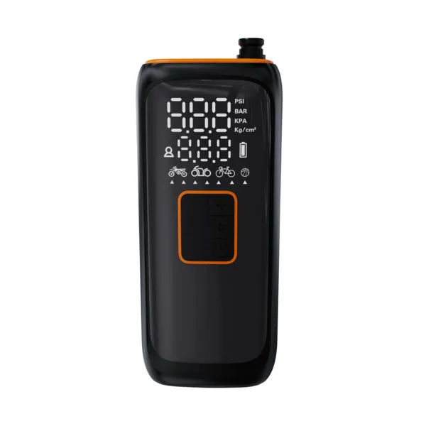 Nordic Quality - portable air compressor, 150 PSI, USB-C, musta