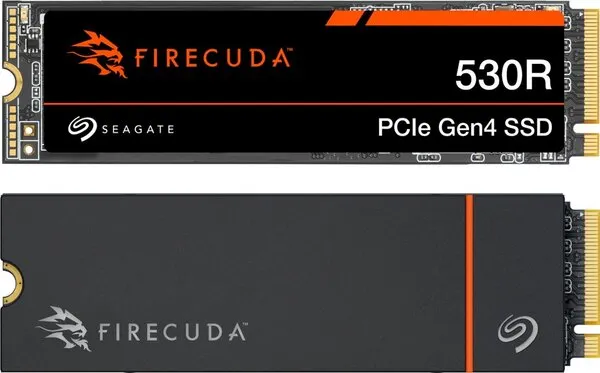Seagate FireCuda 530R 4 TB, NVMe PCIe 4.0 M.2 Heatsink - SSD