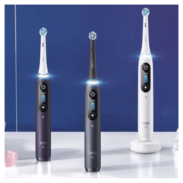 Oral-B iO8s - electric toothbrush, Purple, White