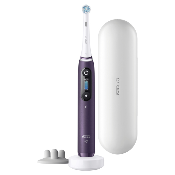 Oral-B iO8s - electric toothbrush, Purple, White
