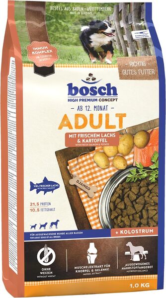 Bosch Adult Salmon &amp; Potato, Koiran kuivaruoka, 3 kg