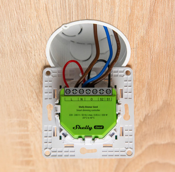Shelly Dimmer Gen4 - Smart dimming controller