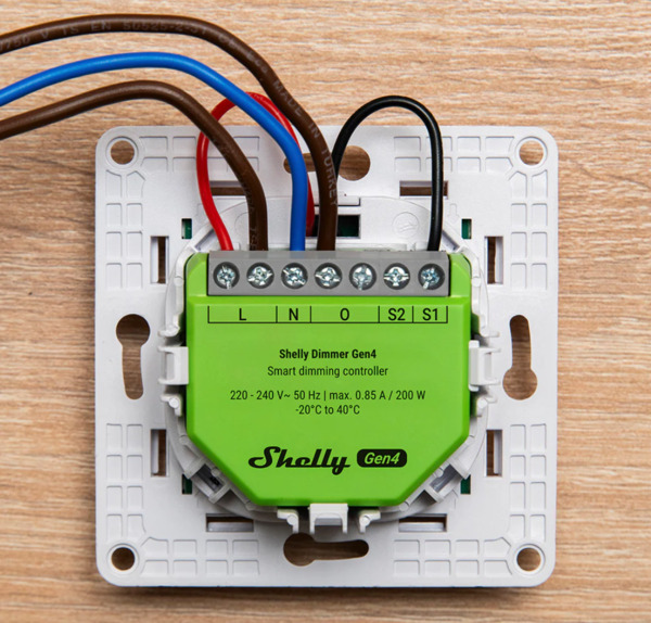 Shelly Dimmer Gen4 - Smart dimming controller