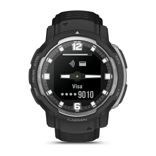 Garmin Instinct Crossover 45mm MIP Sports Watch, Black