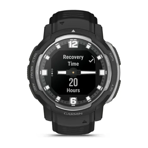 Garmin Instinct Crossover 45mm MIP Sports Watch, Black