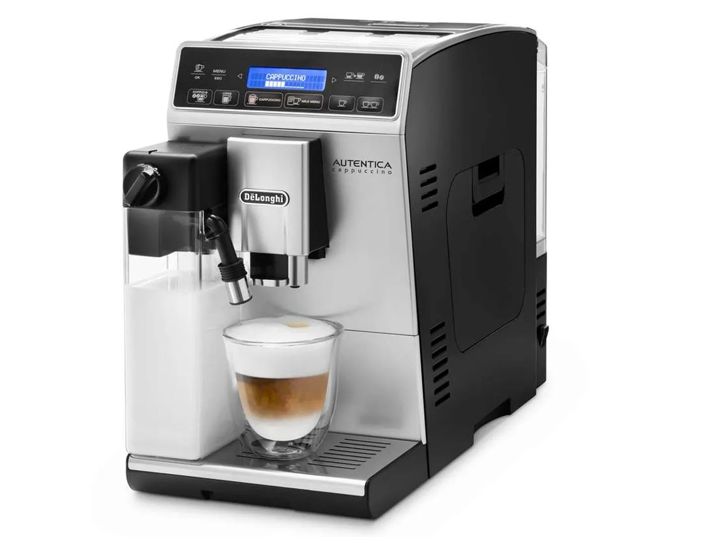 Delonghi Autentica Cappuccino ETAM 29.660 - espresso machine, fully automatic, Black, Silver