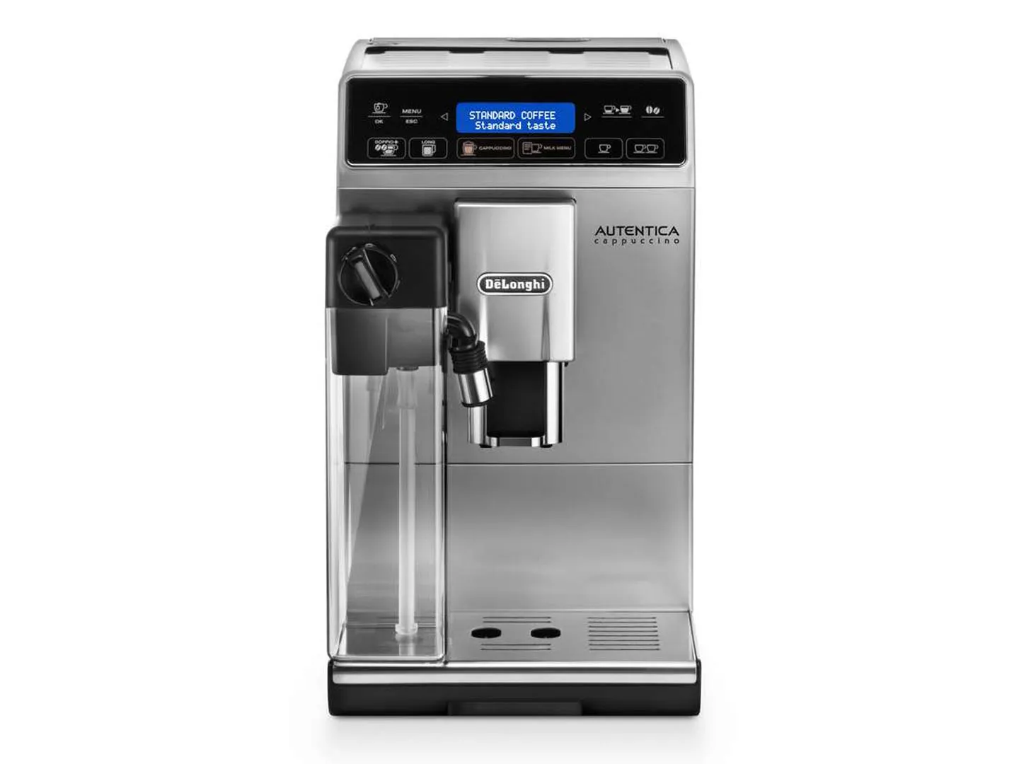 Delonghi Autentica Cappuccino ETAM 29.660 - espresso machine, fully automatic, Black, Silver