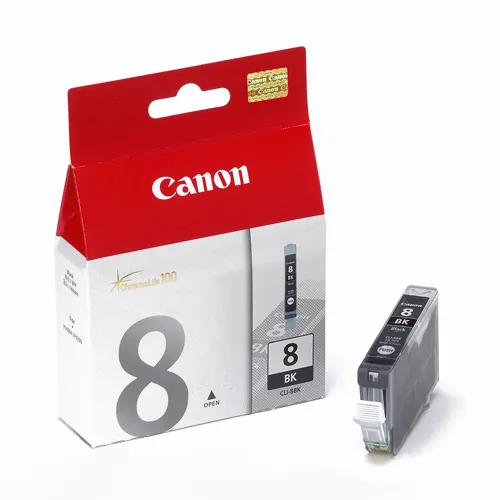 Canon CLI-8Bk - Mustes&auml;ili&ouml; - 1 x musta - kuplapakkaus malleihin PIXMA iP4500, iP5300, MP510, MP520, MP610, MP810, MP960, MP970, MX700, MX850, Pro9000