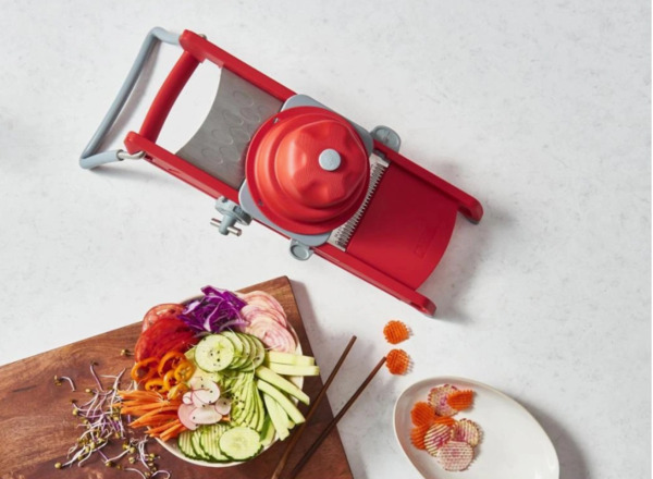 DE BUYER Swing Plus All-purpose Slicer, Red