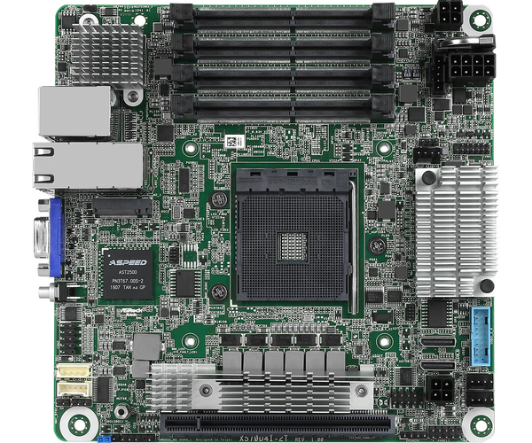 ASRock Rack X570D4I-2T mITX - moderkort