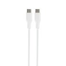 Deltaco USB-C to USB-C - charging cable, 60W, 1 m, white