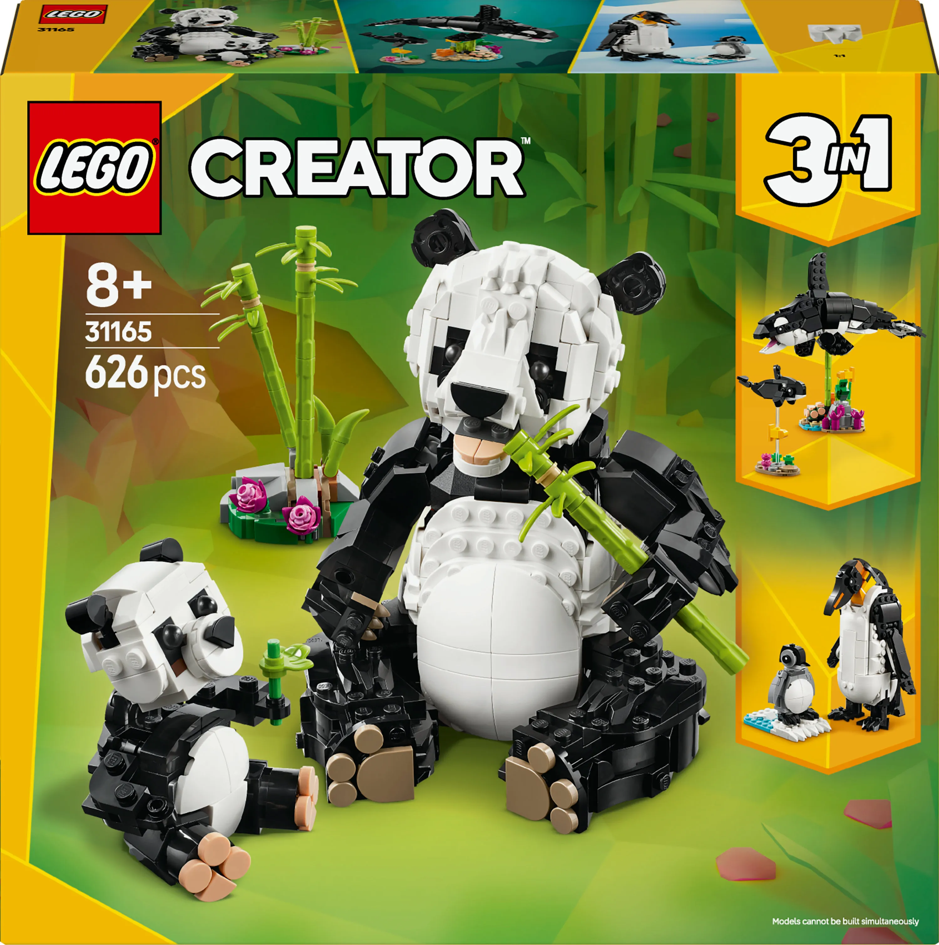 LEGO Creator 3-in-1 Wildlife: Panda Family 31165