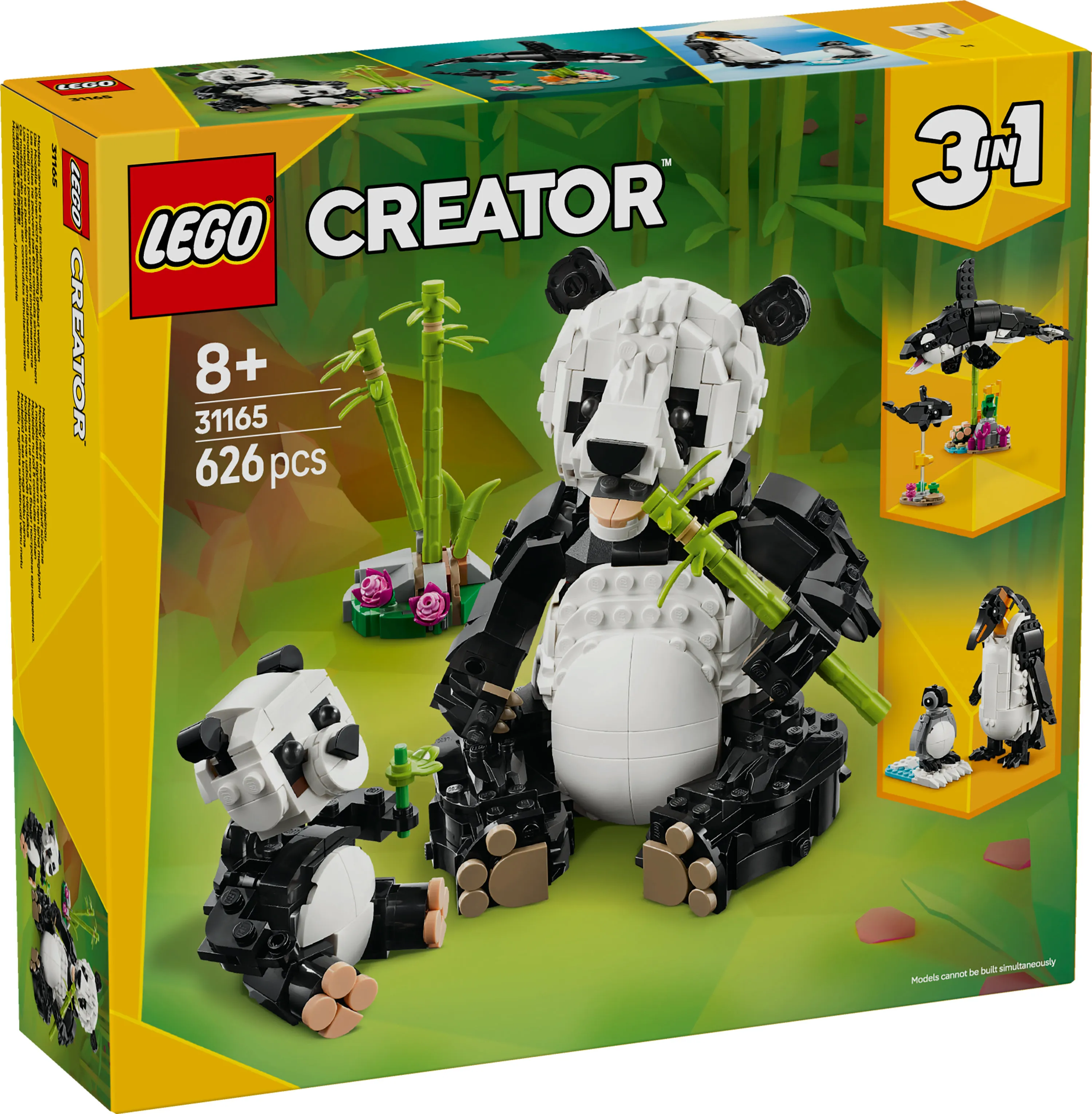 LEGO Creator 3-in-1 Wildlife: Panda Family 31165