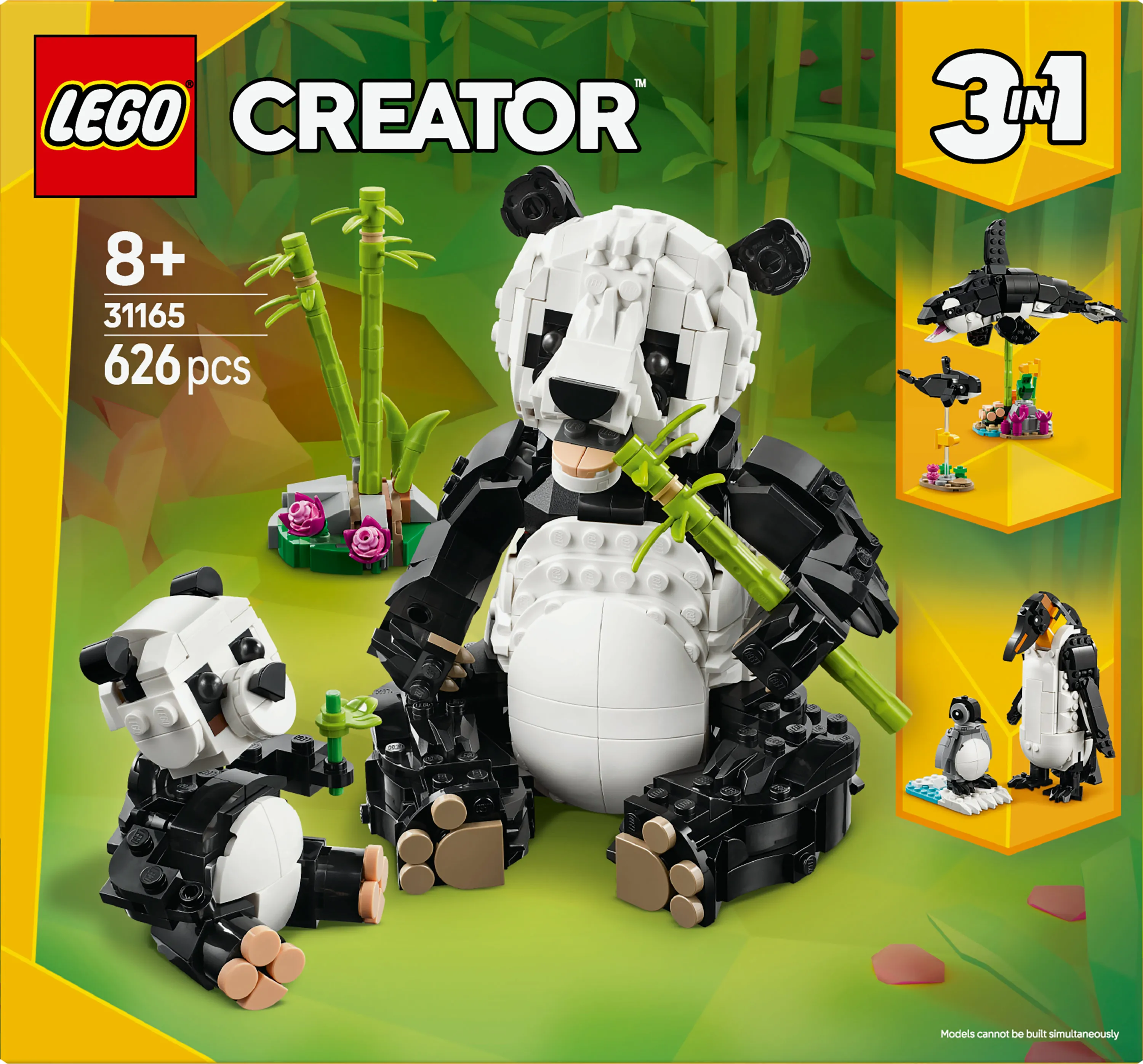 LEGO Creator 3-in-1 Wildlife: Panda Family 31165