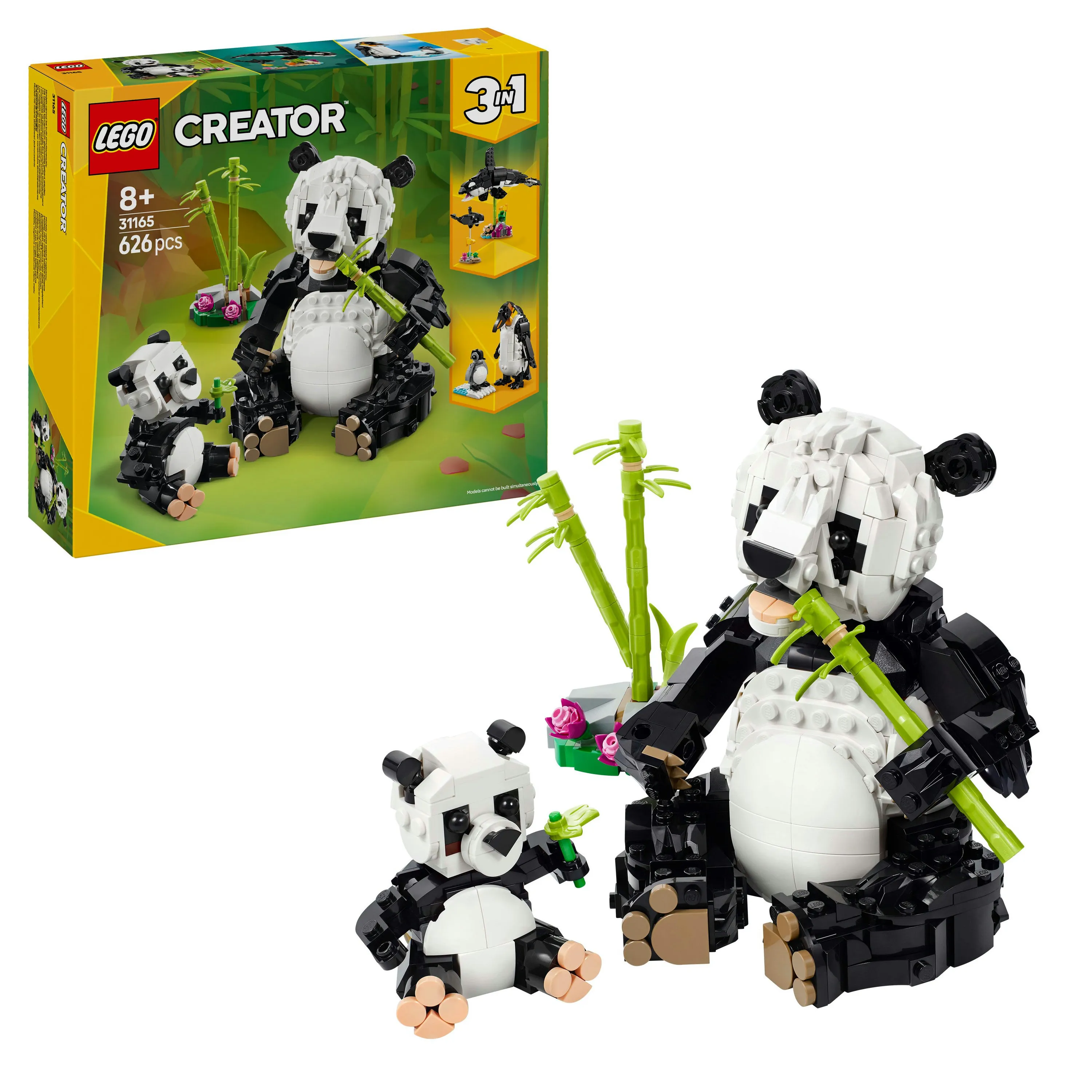 LEGO Creator 3-in-1 Wildlife: Panda Family 31165