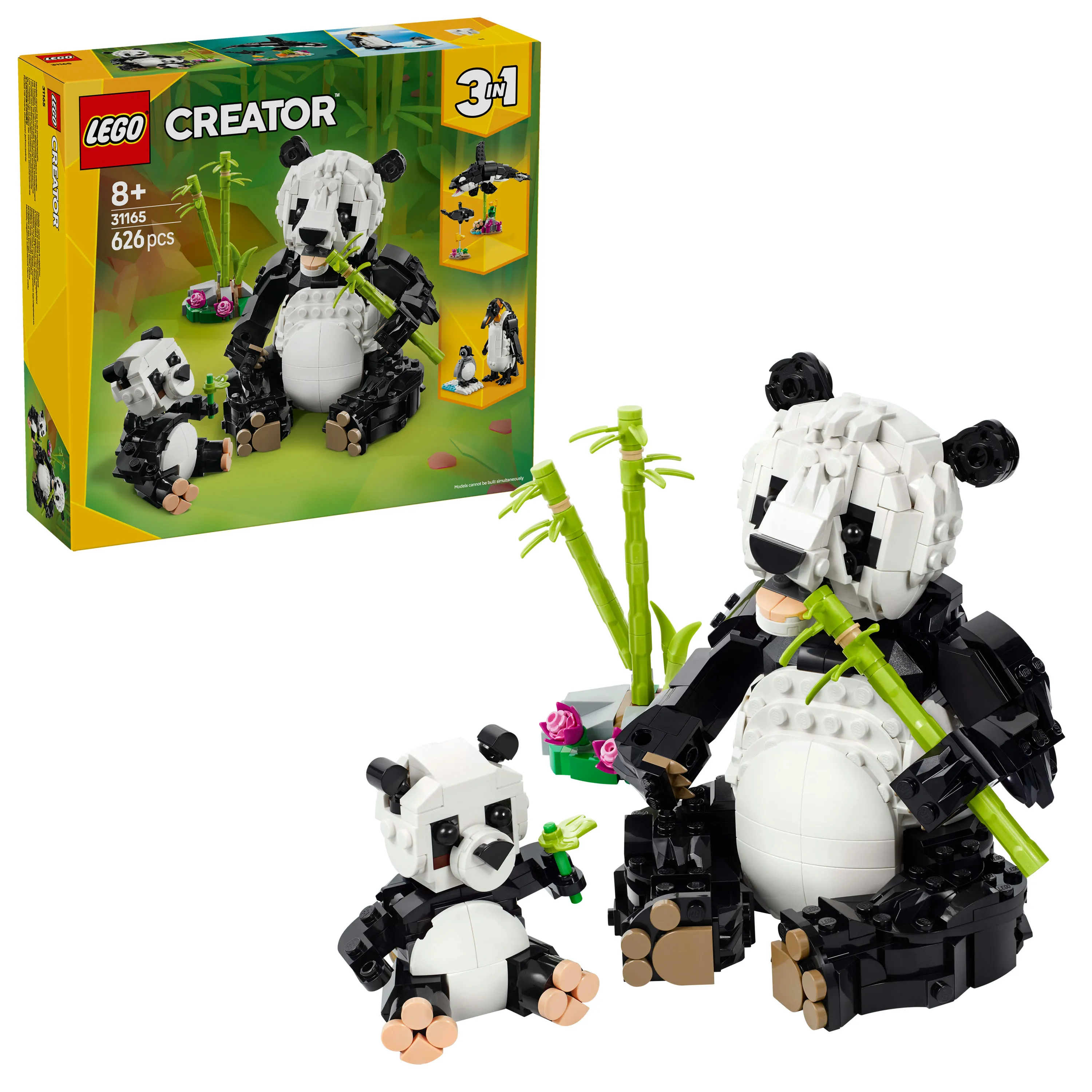 LEGO Creator 3-in-1 Wildlife: Panda Family 31165