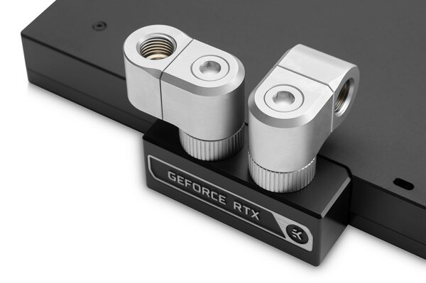 EKWB EK-Quantum Torque Double Rotary Offset 21- Satin Titanium, compound (titanium)