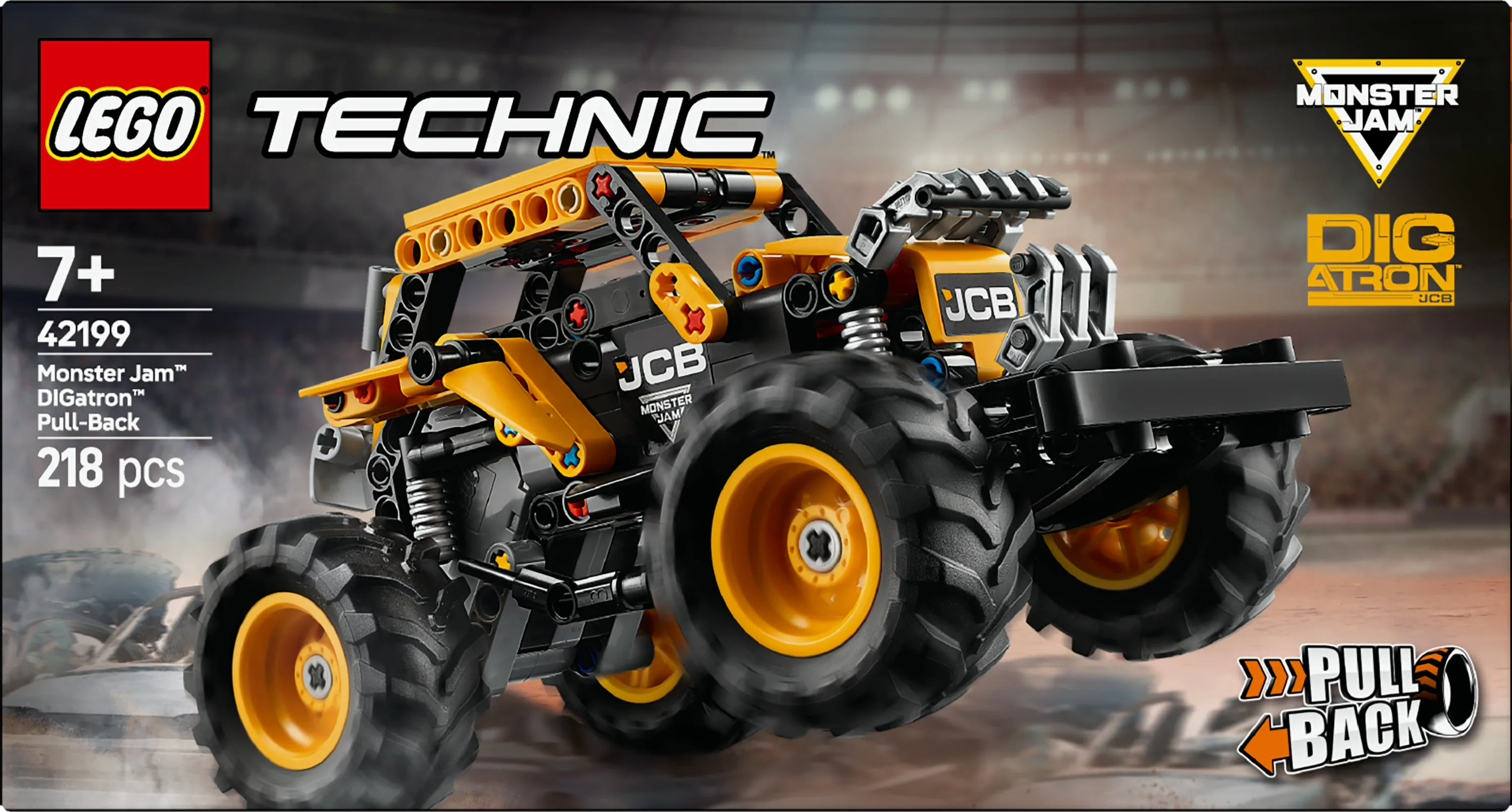 LEGO Technic Monster Jam DIGatron Pull-Back Monster Truck 42199