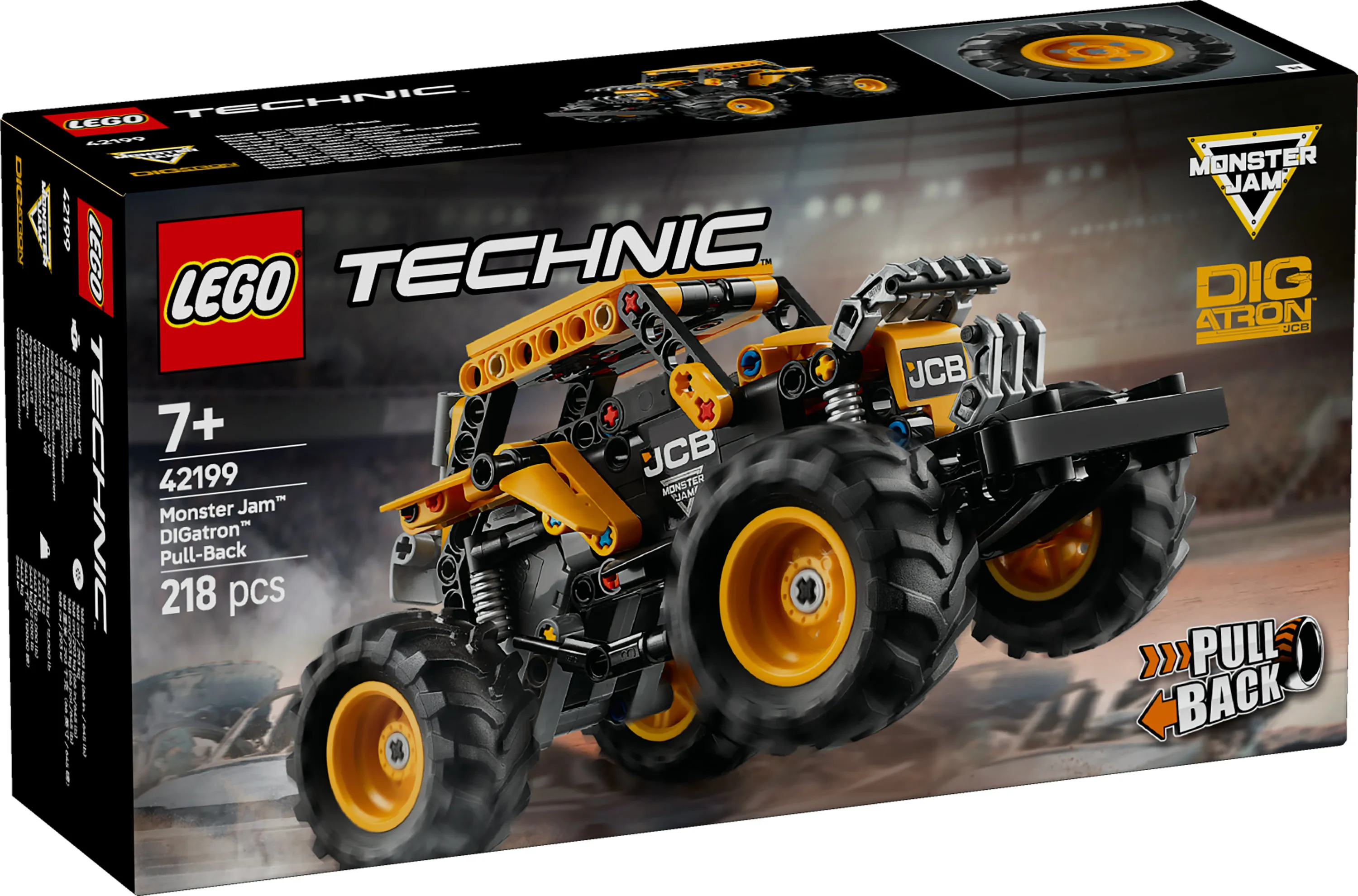 LEGO Technic Monster Jam DIGatron Pull-Back Monster Truck 42199