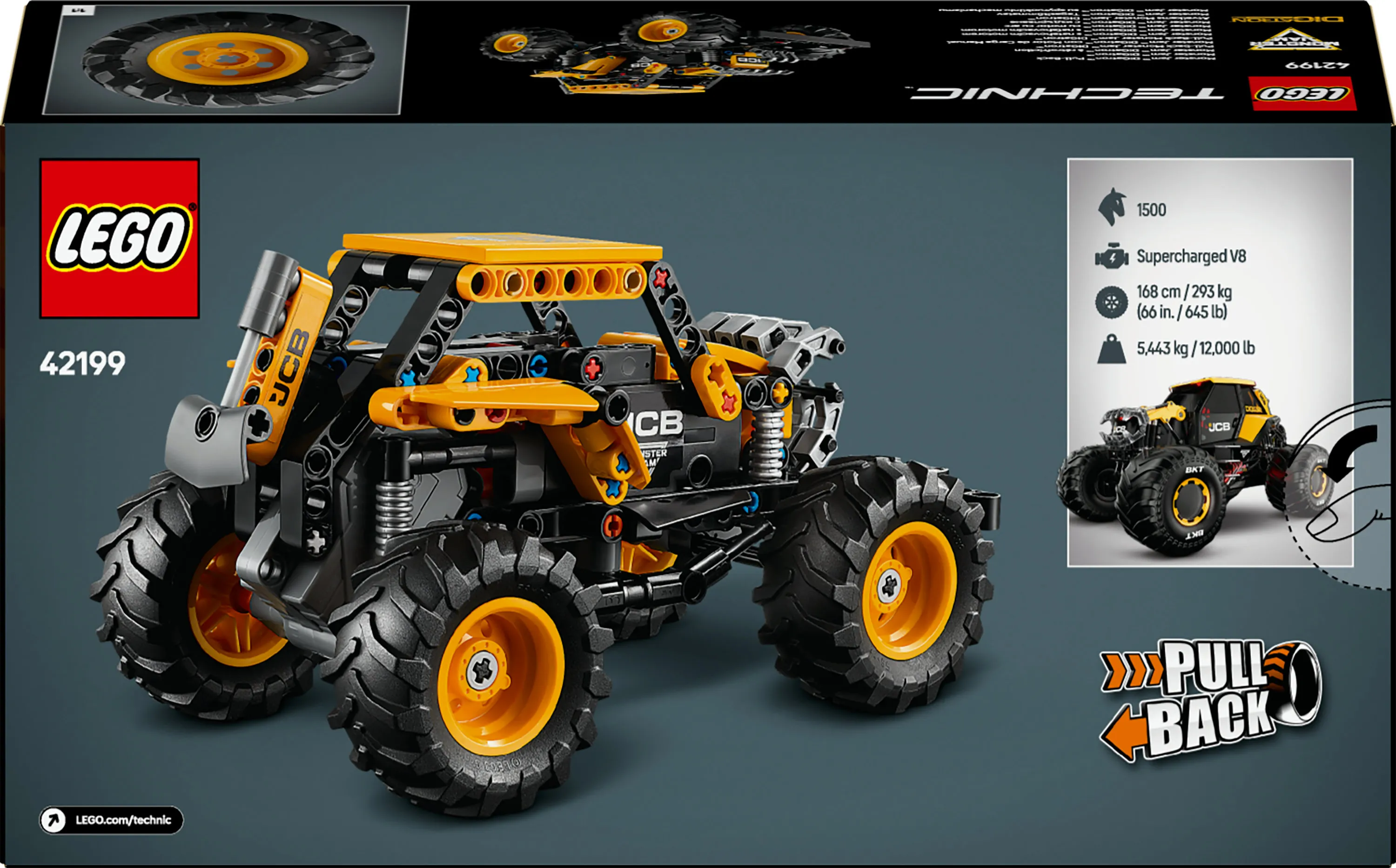 LEGO Technic Monster Jam DIGatron Pull-Back Monster Truck 42199