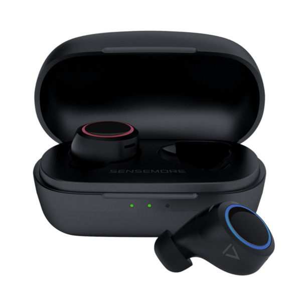 Creative Sensemore Air Wireless Earbuds, Matte Black