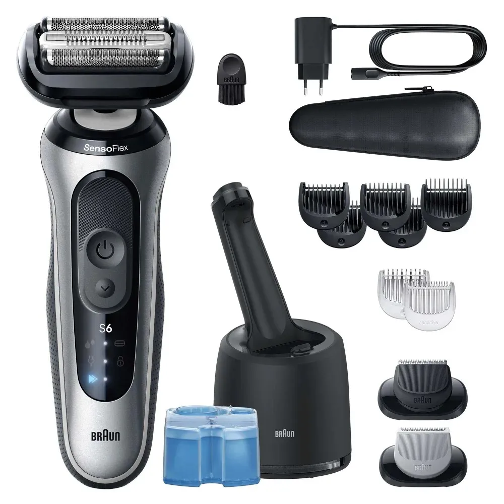 Braun Series 6 62-S7650cc -parranajokone, hopea