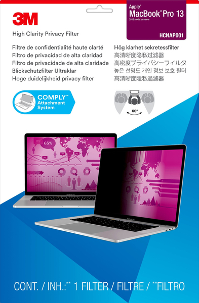3M High Privacy Filter for 13i Apple MacBook Pro 2016 model