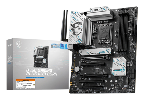 MSI B760 GAMING PLUS WIFI DDR4 ATX - motherboard