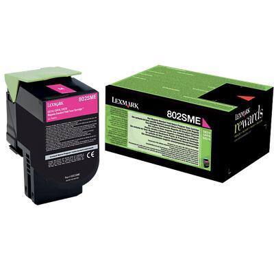 Lexmark 80C2SME lasertoner, magenta