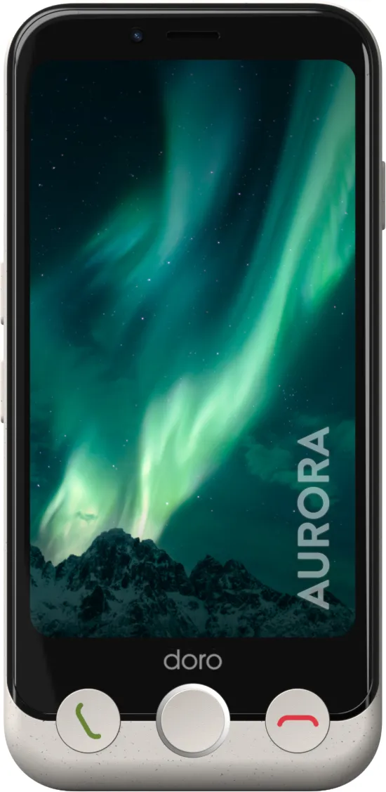 Doro Aurora A11 4G, Android - mobile phone, White