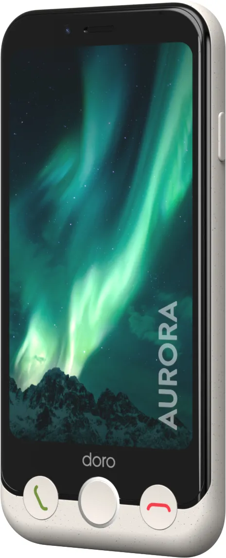 Doro Aurora A11 4G, Android - mobile phone, White
