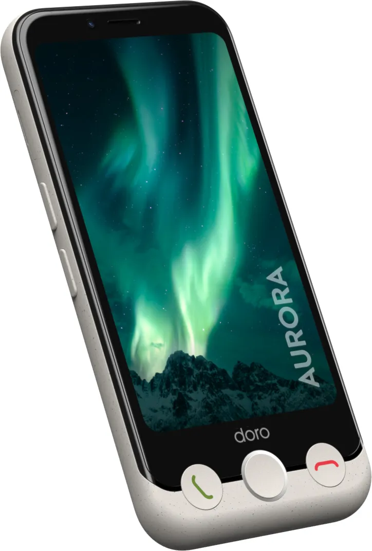 Doro Aurora A11 4G, Android - mobile phone, White