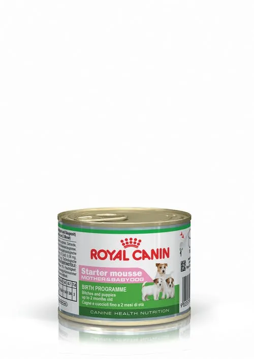 Royal Canin Starter Mousse Mother & Babydog, Koiran m&auml;rk&auml;ruoka, 195 g