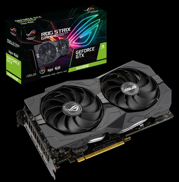 Asus GeForce GTX 1660 SUPER ROG Strix Advanced 6 Gt -n&auml;yt&ouml;nohjain
