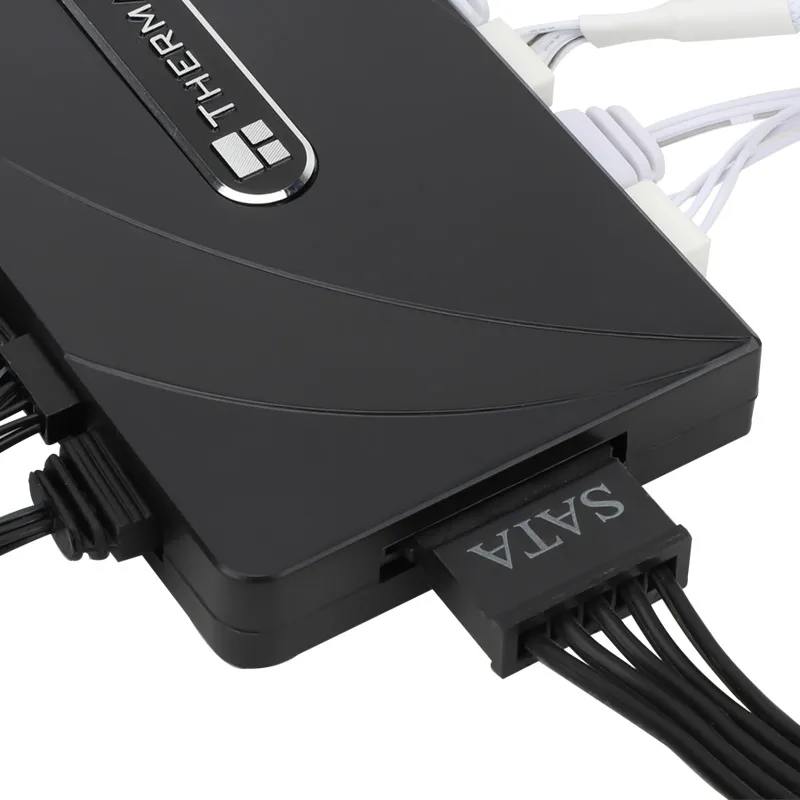 Thermalright ARGB and Fan Hub X8 PWM SATA Fan Hub, Black