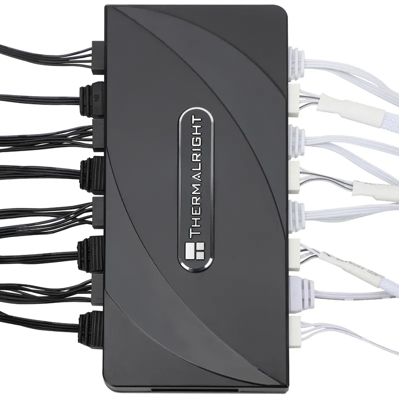 Thermalright ARGB and Fan Hub X8 PWM SATA Fan Hub, Black