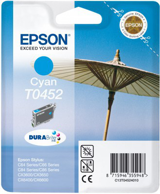 Epson St C64/66/84 cyan mustepatruuna 8ml durabrite