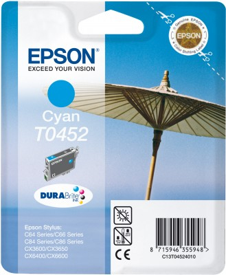 Epson St C64/66/84 cyan mustepatruuna 8ml durabrite